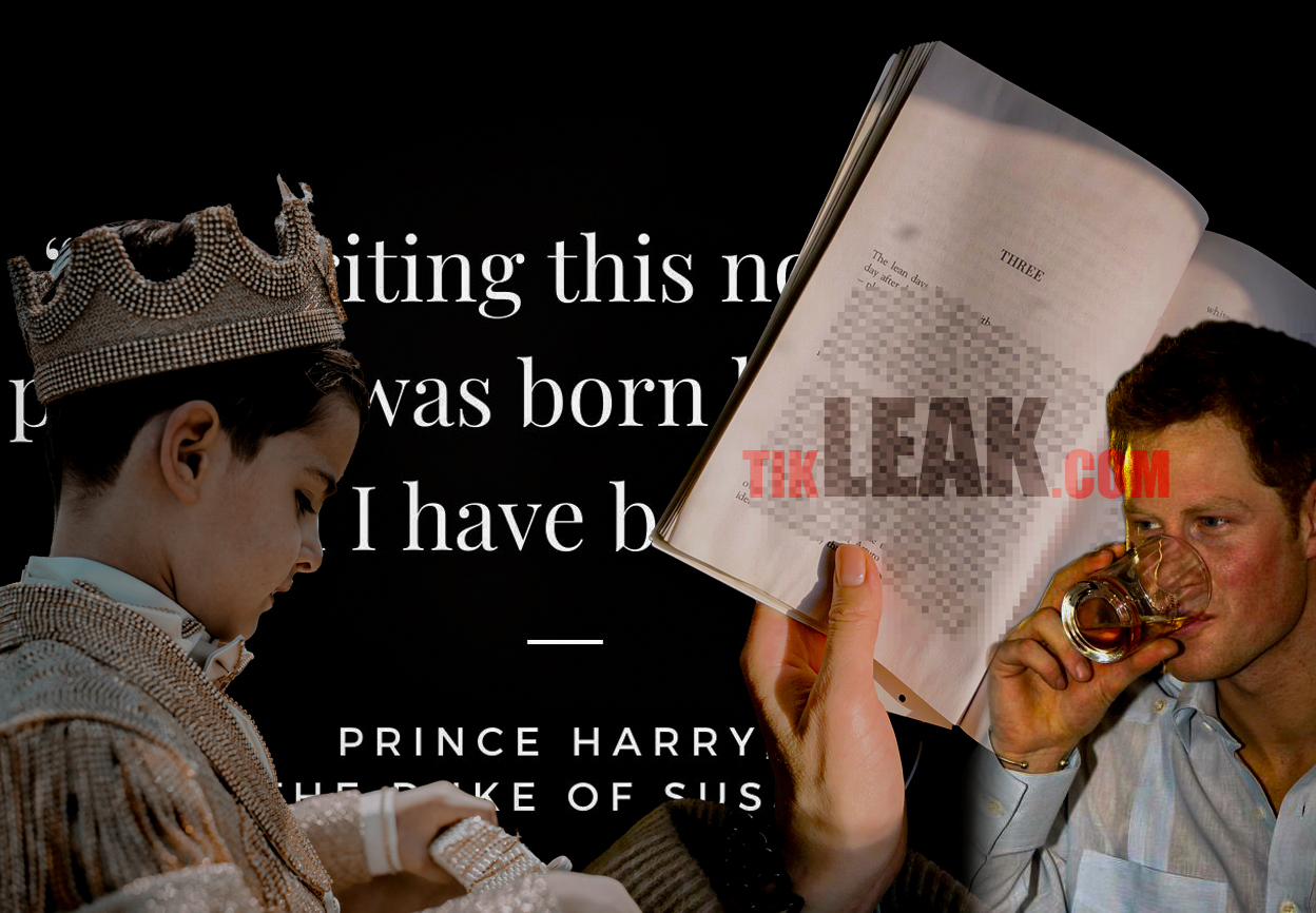 Prince Harry: He writes his memoirs - Leaked example Book